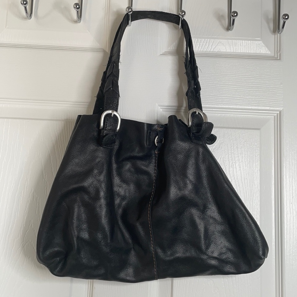 Lucky brand leather shoulder handbag